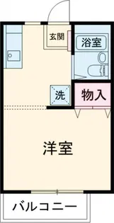 ハイツアシザワ【1階】の間取り