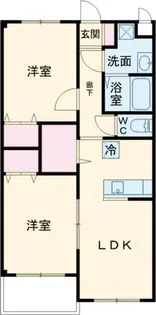 メルベーユシャルマン【2階】の間取り