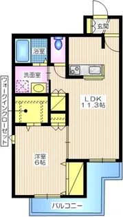 メゾン ド エケベリア【2階】の間取り