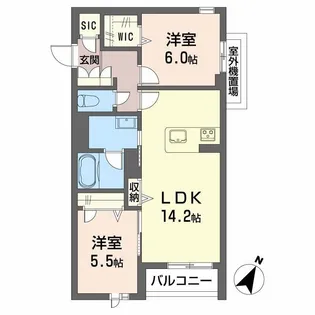 ARTIS COURT【3階】の間取り