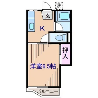 テラスサンハウス【2階】の間取り