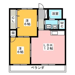 メゾンWAKABA【1階】の間取り