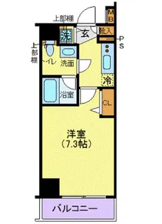 シーネクス横濱阪東橋II【3階】の間取り