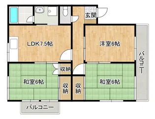 歳實ビル【2階】の間取り