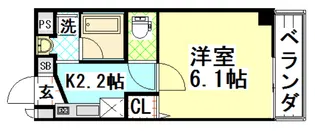 AQUA COURTII【2階】の間取り