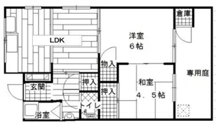 ヴィラ司【1階】の間取り