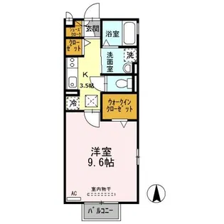 プロスパー【1階】の間取り