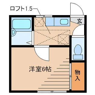 パープルハイツ【2階】の間取り
