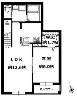 Pure Residence(ピュアレジデンス)【2階】の間取り