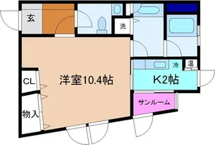 SPAZIO【2階】の間取り