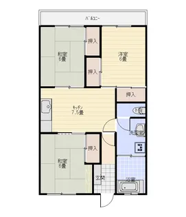 宝物産ビル【3階】の間取り