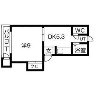 メゾンド・シェーヌ【1階】の間取り