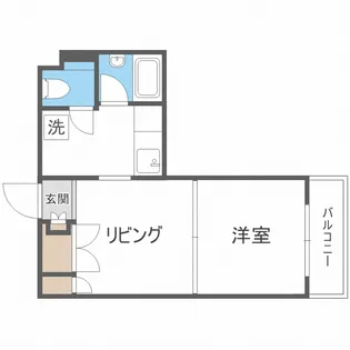 パルティール23【3階】の間取り