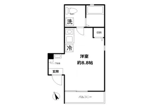 パークサイド曳舟【1階】の間取り