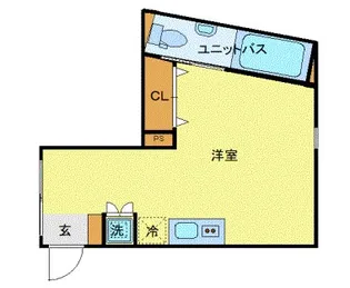 EAST RISE 由比ガ浜B【2階】の間取り