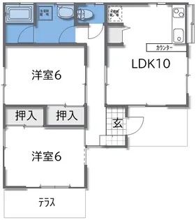 群馬県渋川市八木原【一戸建】の間取り