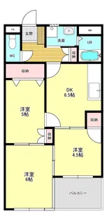 プレステージ伊勢崎【1階】の間取り