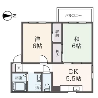 メゾンド野尻【3階】の間取り
