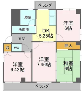 ビオレビル【2階】の間取り