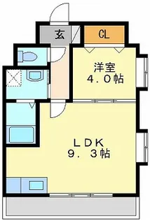 コスモポリタン【2階】の間取り