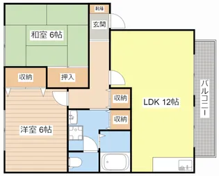 エルスールファミーユ【1階】の間取り