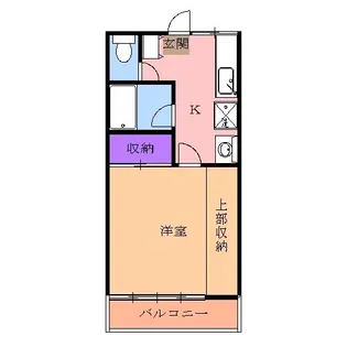 ハイツリベラールII【2階】の間取り