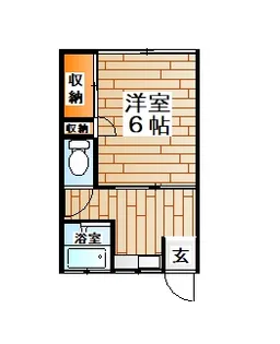 Kハイツ1号棟【1階】の間取り