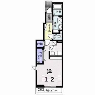 スイート ハート【1階】の間取り