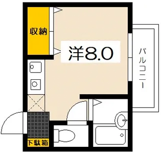 グランディーY【2階】の間取り