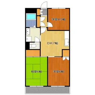 キャッスル向ヶ丘【3階】の間取り