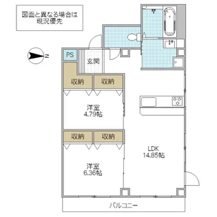 HYDE PARK MITO【ハイドパークミト】【5階】の間取り