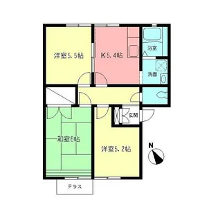 メゾン南原【1階】の間取り