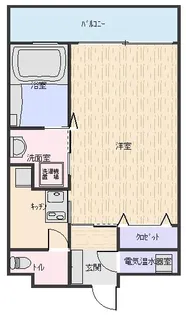 ボヌール・ロジュマン【2階】の間取り