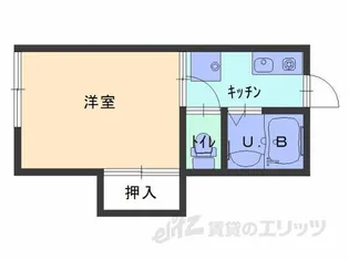 コーポクリ【1階】の間取り