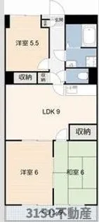 岐阜県岐阜市城東通4【アパート】の間取り