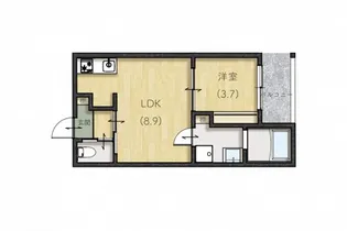 le Lien広町田【3階】の間取り