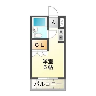 江戸橋グリーンハイツ【4階】の間取り