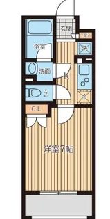 オーキッドレジデンス東日本橋【4階】の間取り