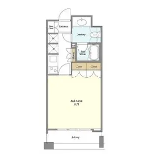 オーキッドレジデンス神楽坂【2階】の間取り