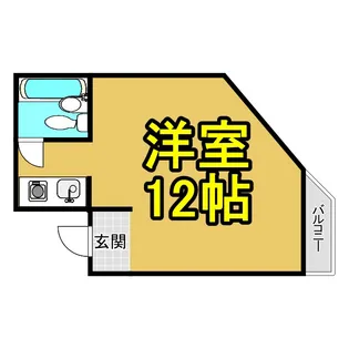 Mプラザ都島【4階】の間取り