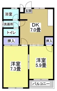 サンハイツ58【1階】の間取り