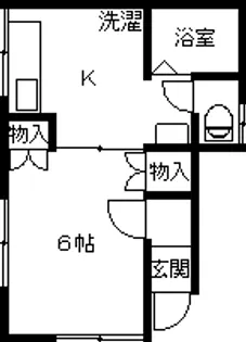コーポGF【1階】の間取り