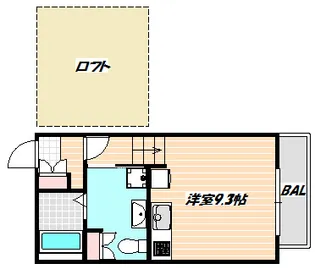 千葉県船橋市本中山3【アパート】の間取り