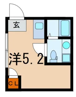ミモザヒルズ本駒込【1階】の間取り
