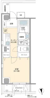 Lucent〔ルーセント〕石崎【3階】の間取り