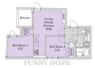 EXAM祐天寺II【4階】の間取り