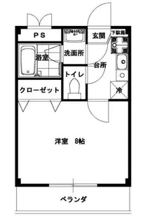 エルシオン【1階】の間取り