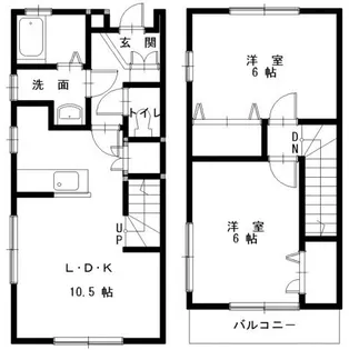 フロイデ壱番館の間取り