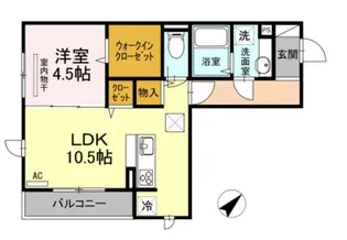 メゾンド セレニテ【1階】の間取り