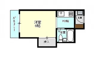 1Kの間取り画像